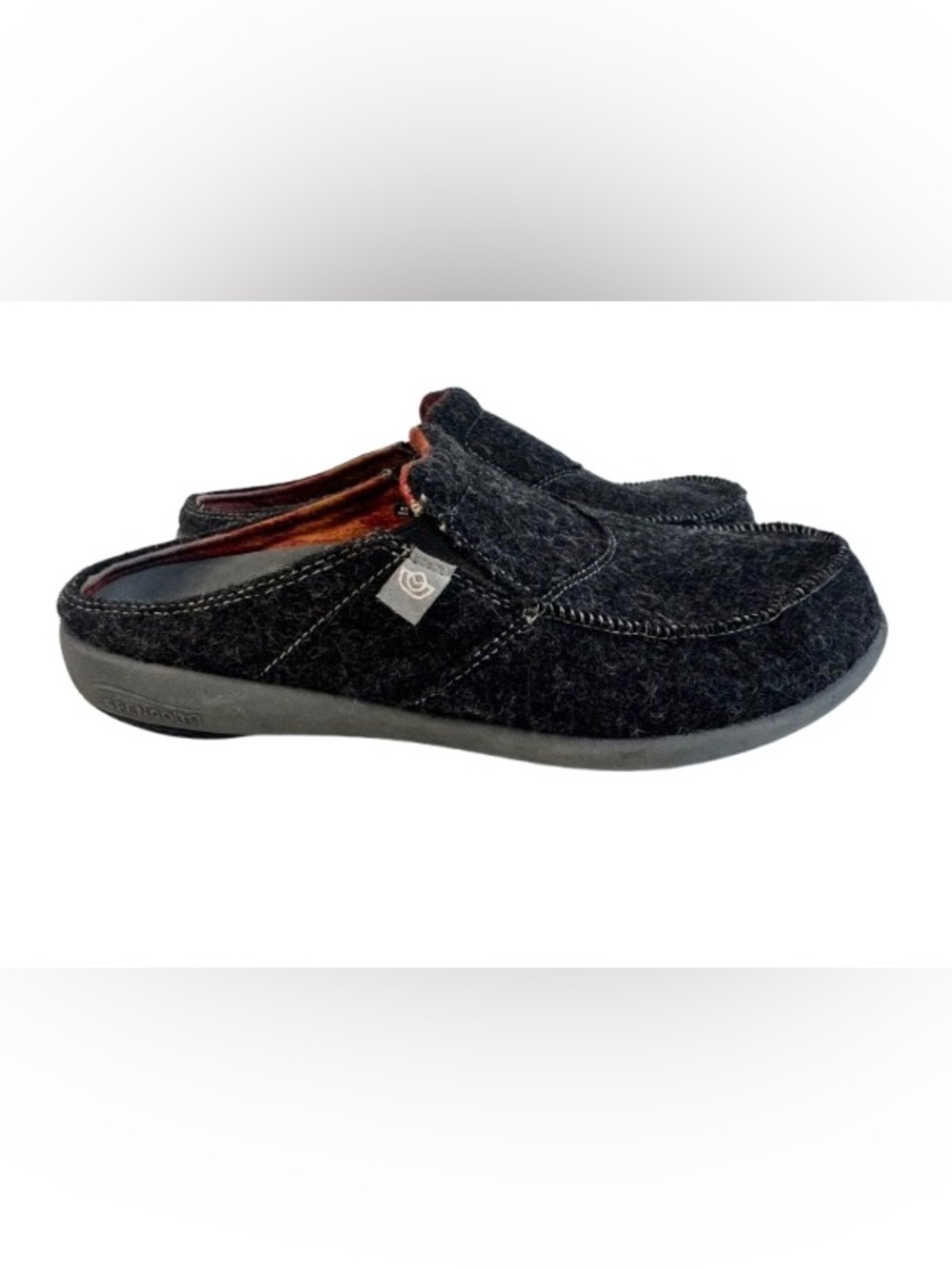 Spenco Siesta Via Gray Slip-On Mule Casual Shoes